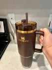 Stanley Chocolate Gold 40oz Quencher H2.0 FlowState™ Tumbler | Factory Sealed | Limited Edition | New Authentic