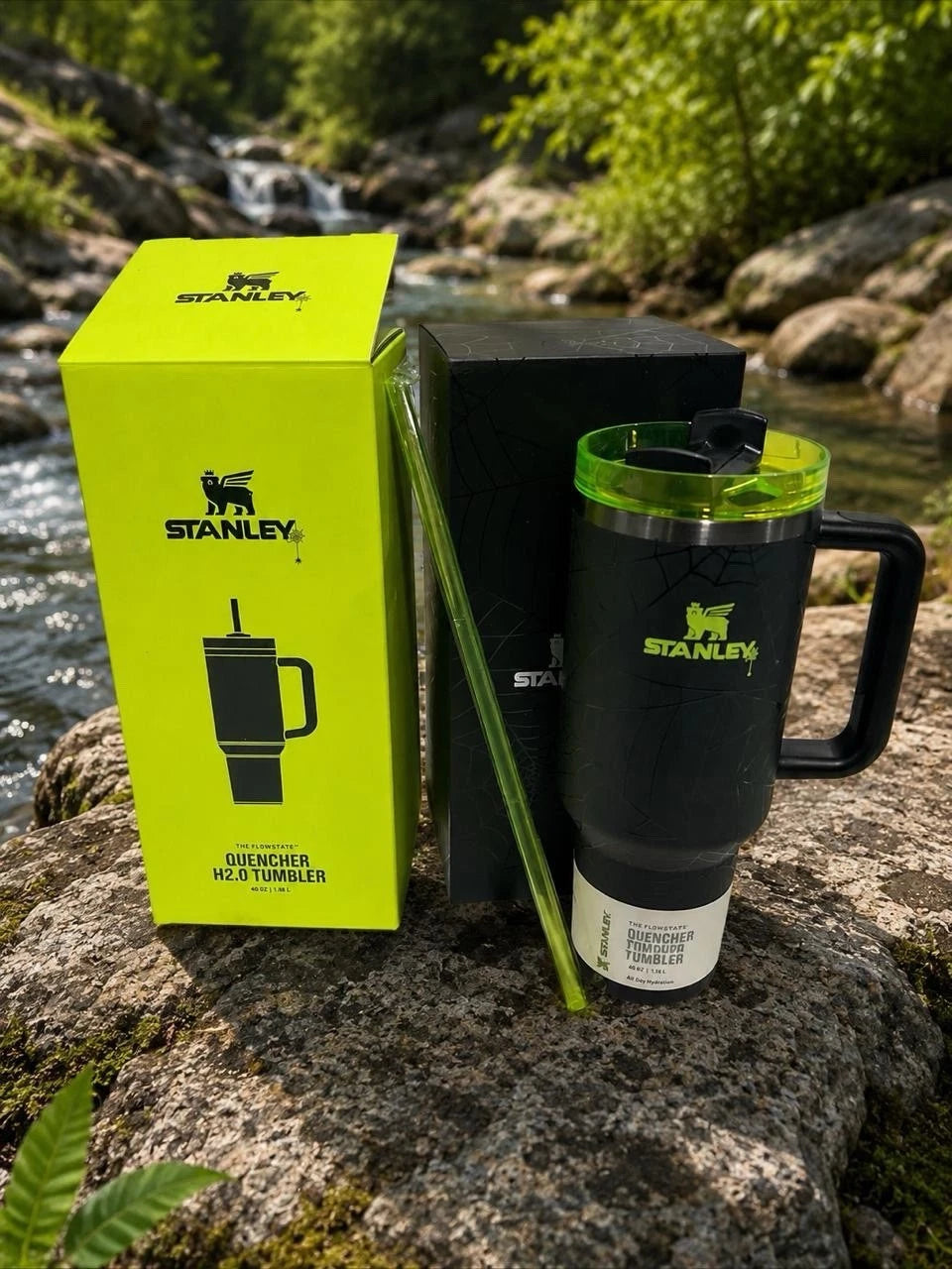Stanley Halloween Web Glow H2.0 40oz Tumbler – Limited Edition – Glow in the Dark – New – Fast Shipping