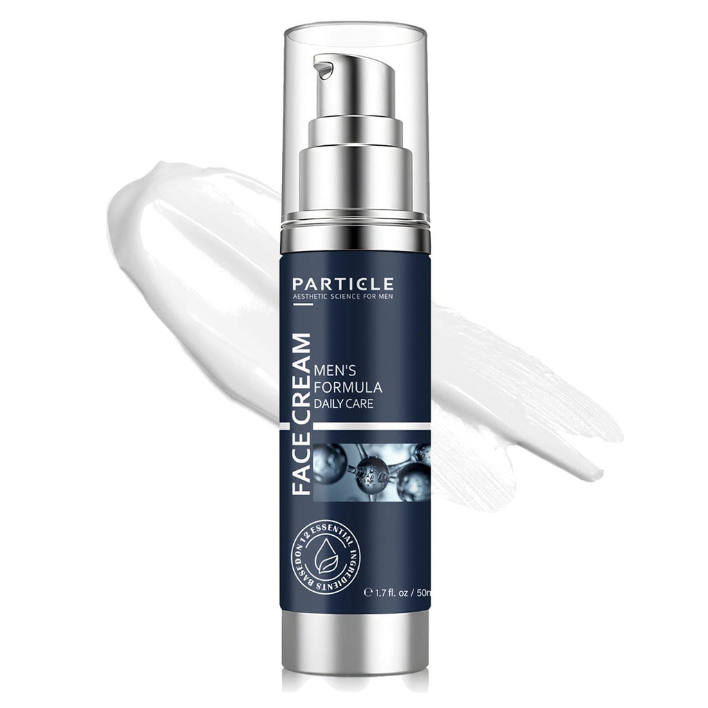 Particle Face Cream for Men 6-in-1 Anti Aging Moisturizer 2.5 oz / 75ml – Dark Spots, Eye Bags & Wrinkle Care