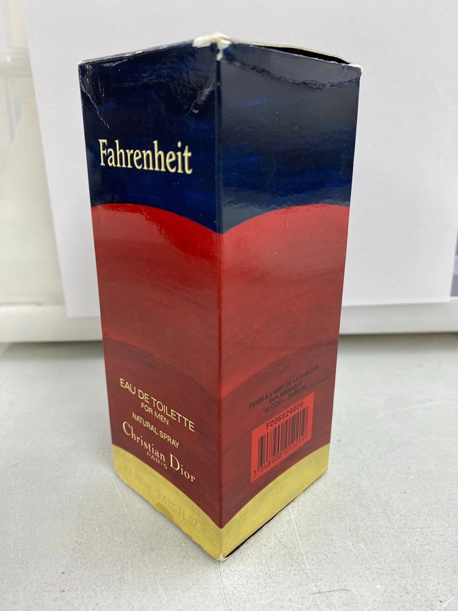 Christian Dior Fahrenheit Eau de Toilette for Men 3.4 oz / 100ml Spray