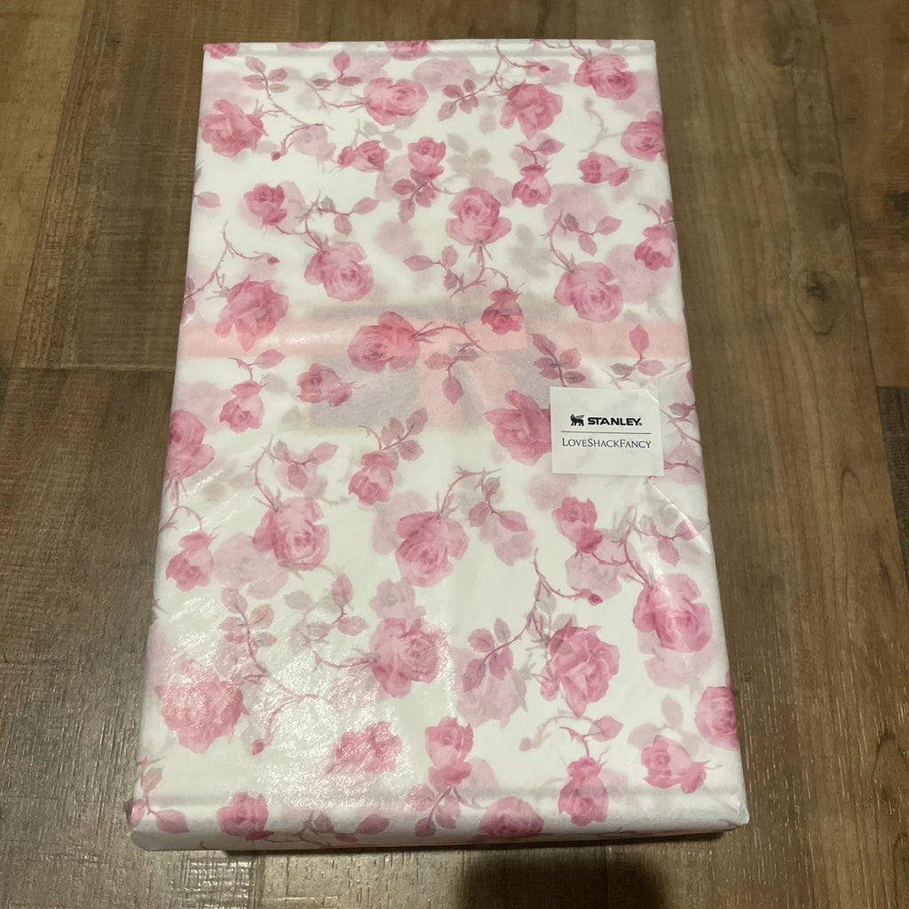 Stanley x LoveShackFancy Ribbon Rosa 40oz Quencher Tumbler | Limited Edition | New Authentic