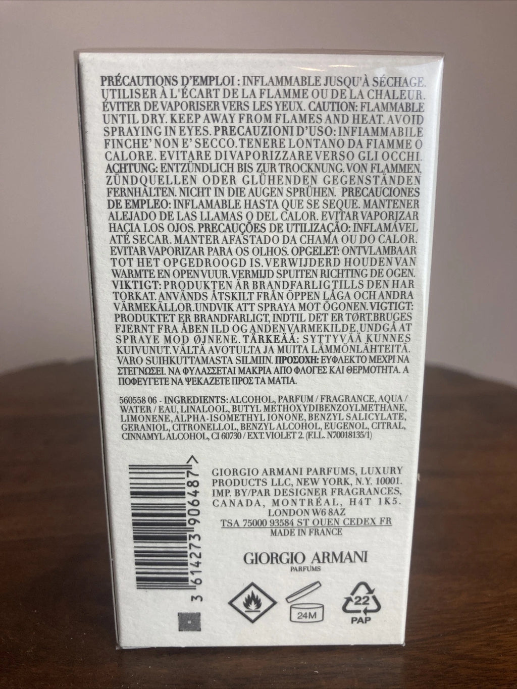 Giorgio Armani Acqua di Giò Parfum Spray for Men 1.35 fl oz / 40ml | New & Sealed | 100% Authentic