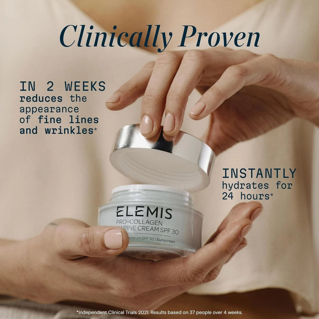 Elemis Pro-Collagen Marine Cream SPF 30 Moisturizer 1.6 oz / 50 ml – Genuine New – Exp. 2028
