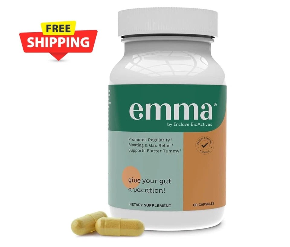 Emma Gut Health 60 Capsules – Digestive & Immune Support Supplement